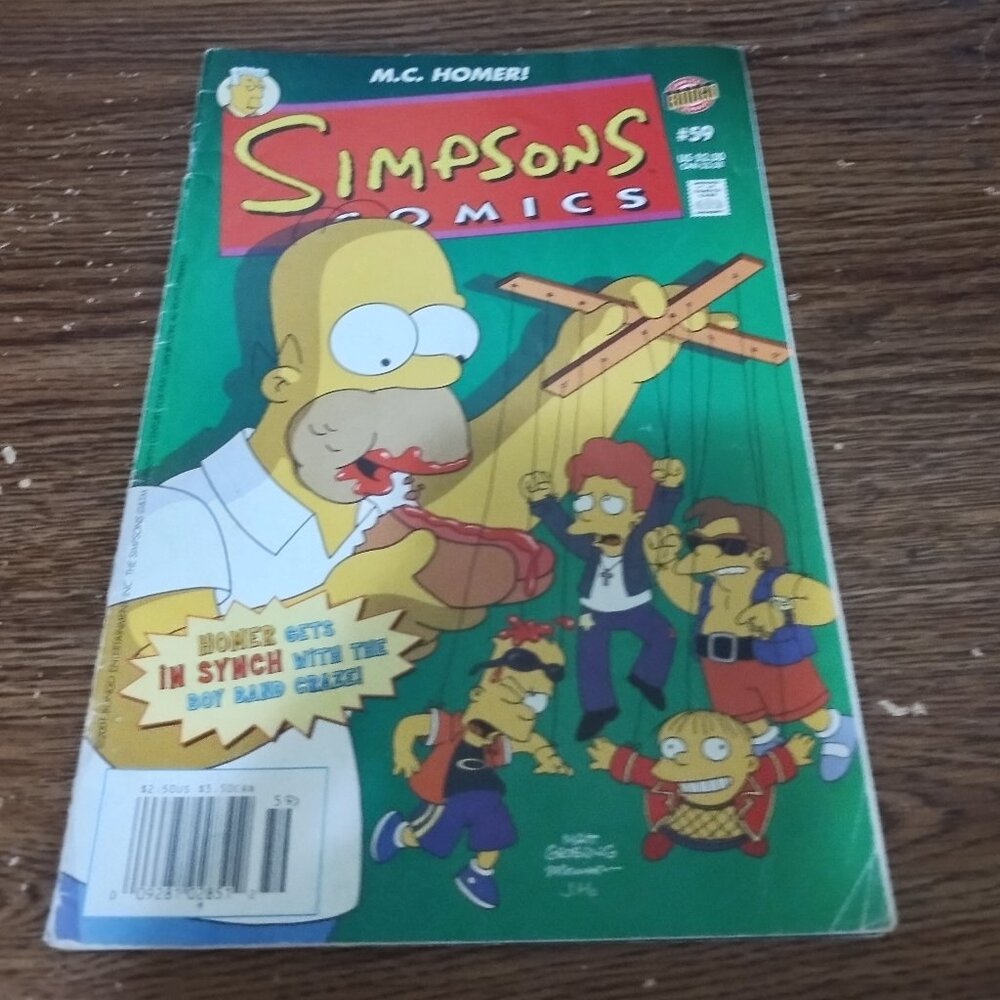 Simpsons Comics #59 (2001, Bongo Comics)